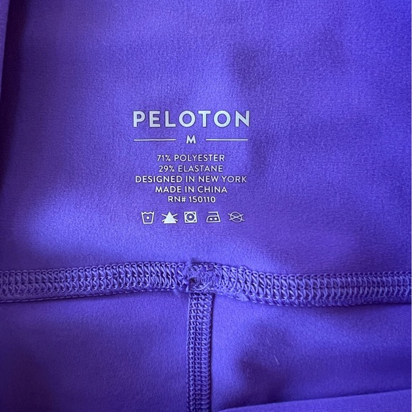 Peloton NWT Cadent 7” High Rise Bike Short in Purple Haze, size M - Picture 6 of 8